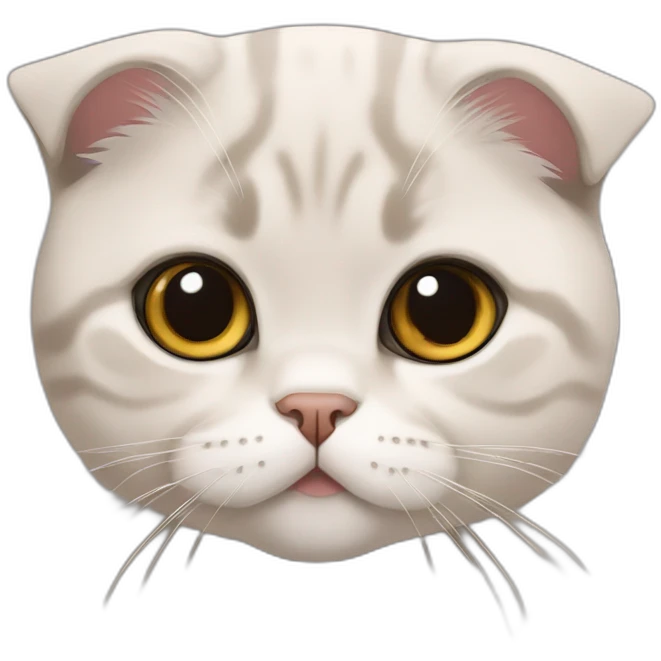 Chat scottish fold lila emoji