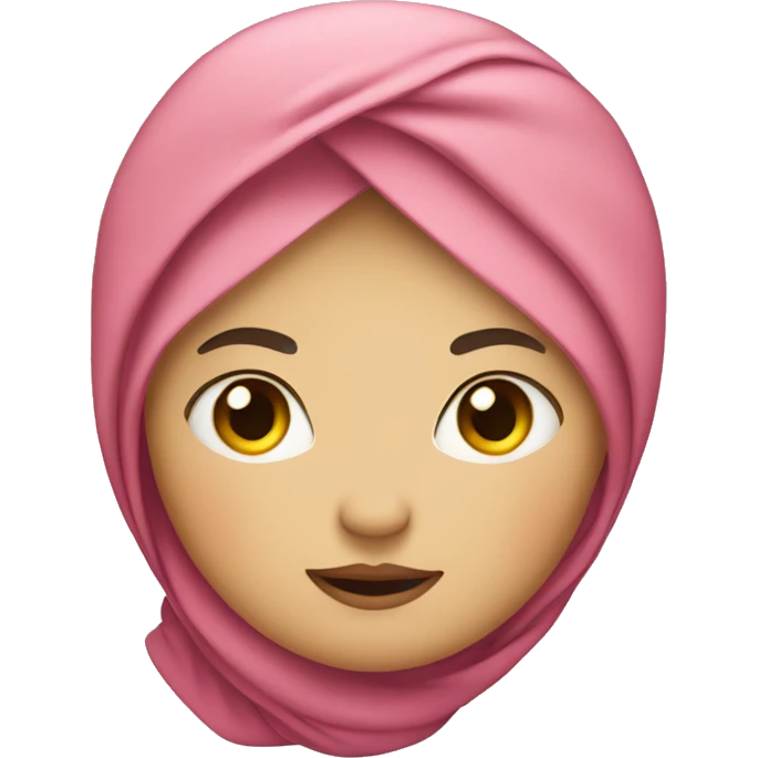 fat girl with a headscarf  emoji
