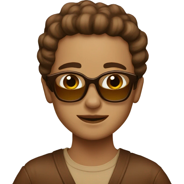 luxury aesthetic in brown colors emoji