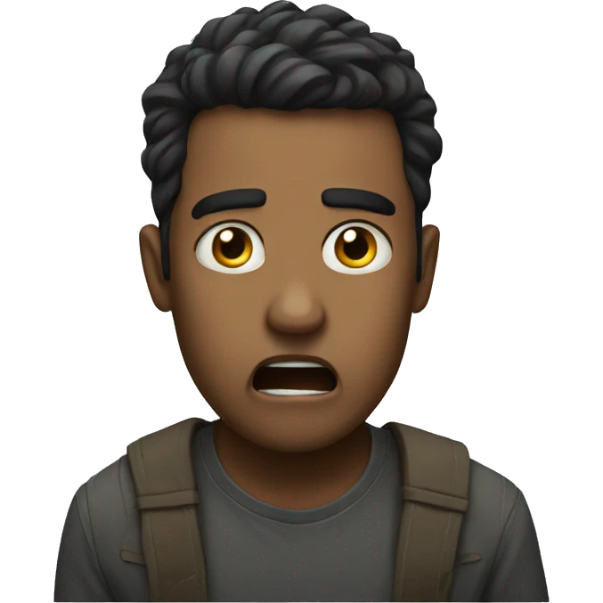 scared of silence emoji