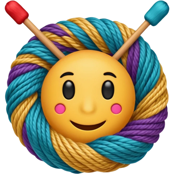 Knitting emoji emoji