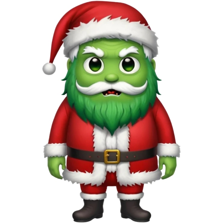 monster santa emoji
