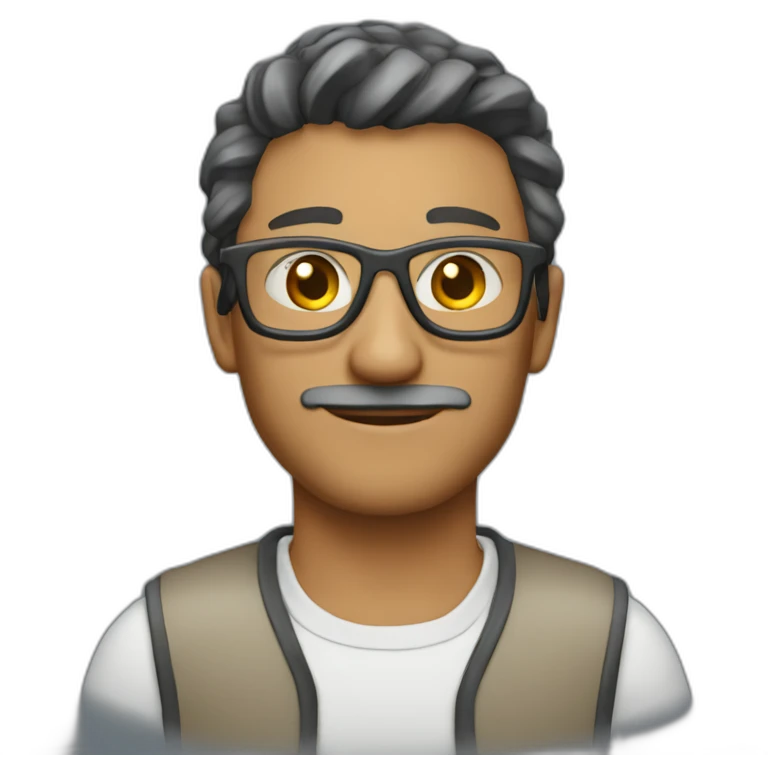 programmer middle aged emoji