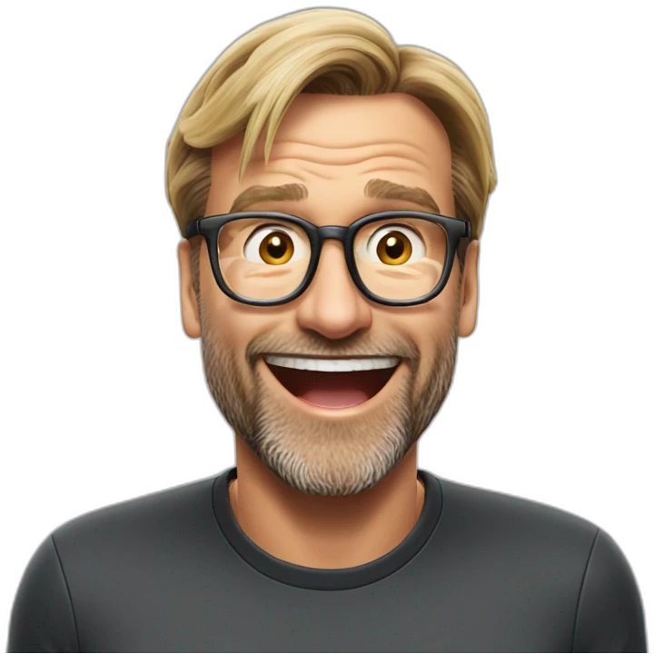 Jurgen Klopp celebrating emoji
