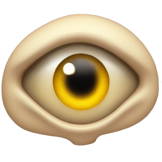 Scary Eye staring at the screen emoji