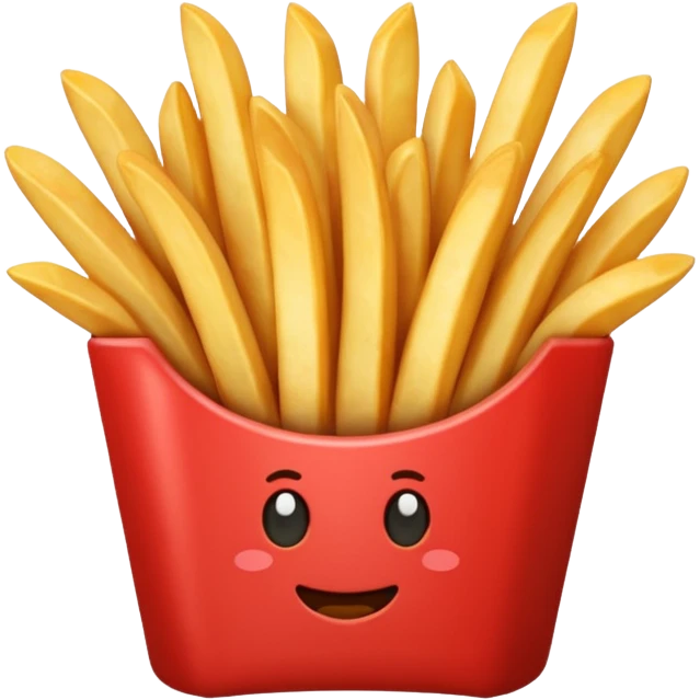 french fries emoji