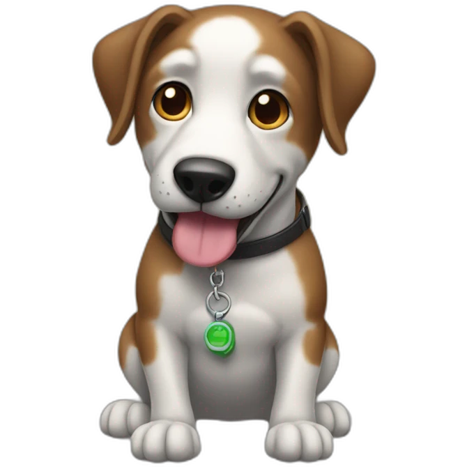 Perro fumando emoji