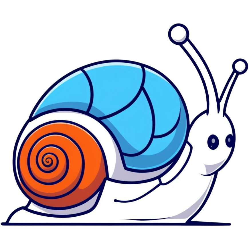 robot snail emoji