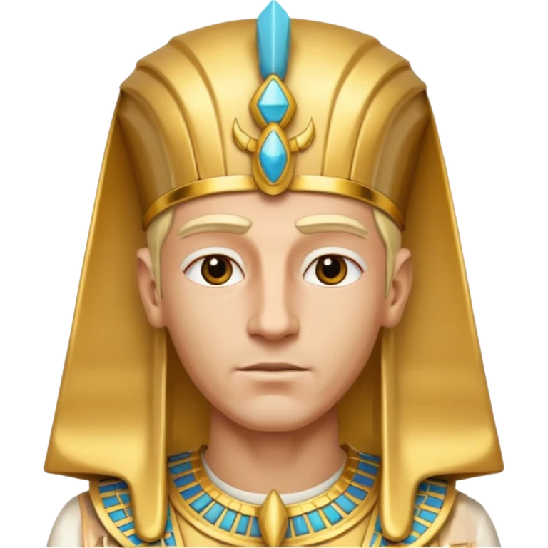 Egipto faraón hombre blanco rubio  emoji