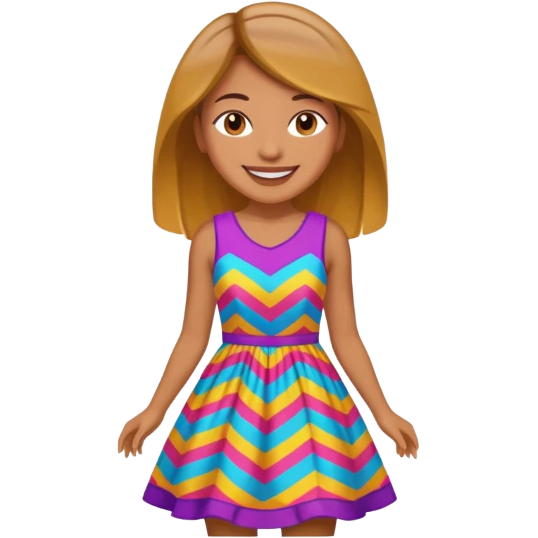 just carnival costume,colorfull dress emoji