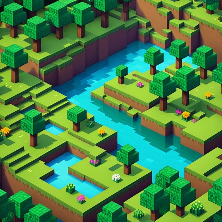 Minecraft landscape emoji