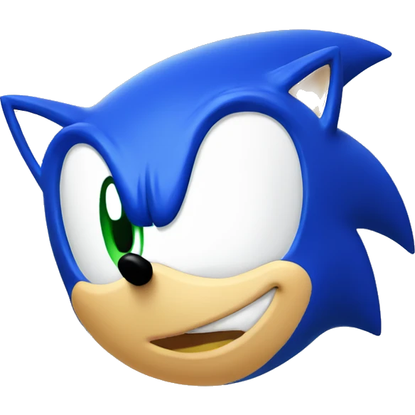 Sonic Logo Head emoji