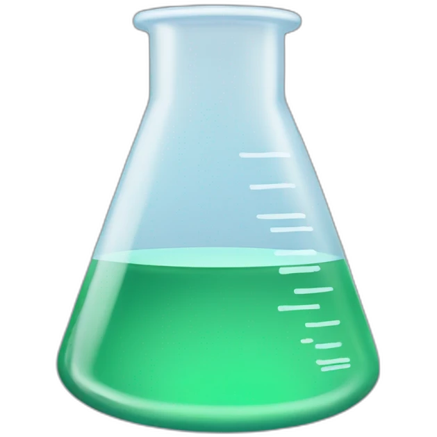 Lab beaker emoji