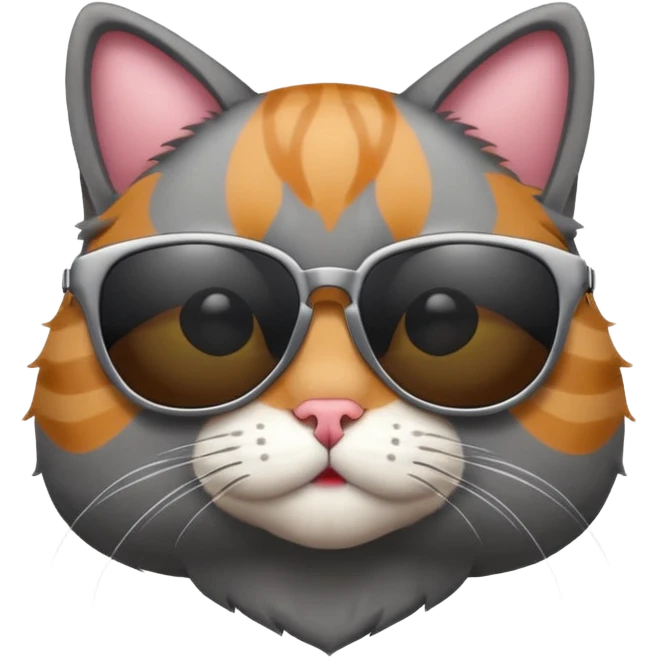 Cat wearing sunglasses emoji