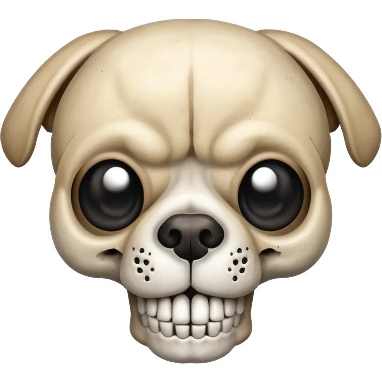 Pug dog skull emoji
