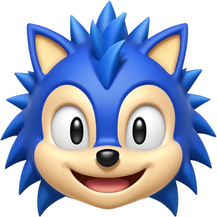 Faz o emoji de sonic emoji