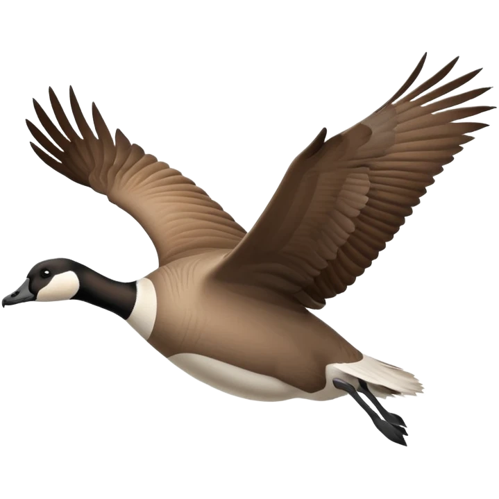 The Canada Goose Is Flying Thanksgiving Day emoji