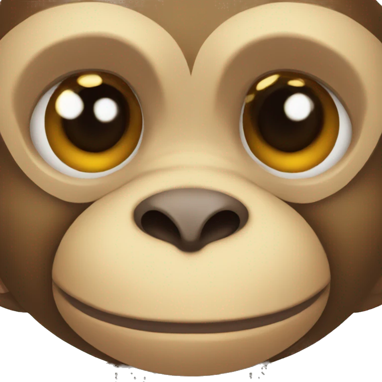 Monkey with a bow emoji