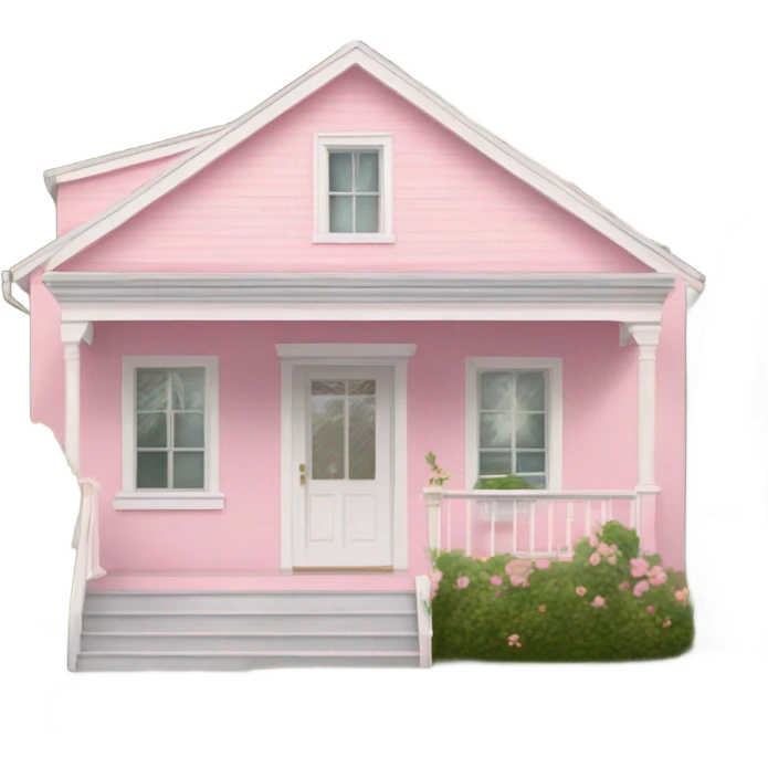 Pink House emoji