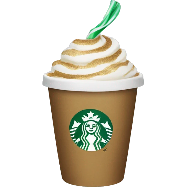 Starbucks holiday cup emoji