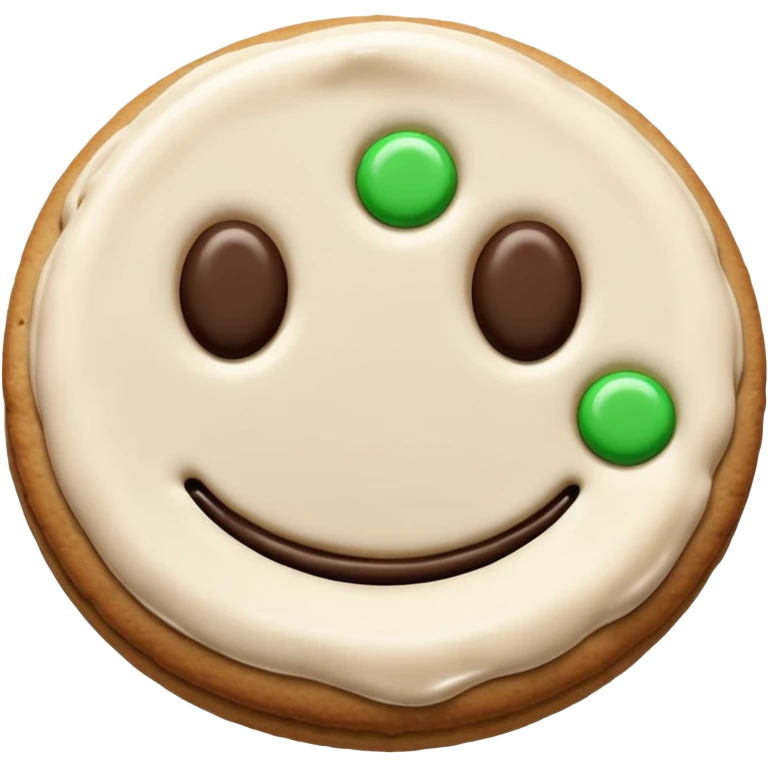 Shadow milk cookie emoji