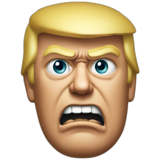 Angry Trump emoji