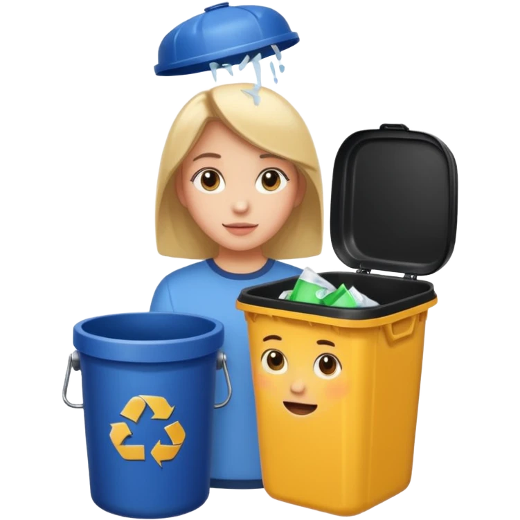 I’m Alexis trash can emoji