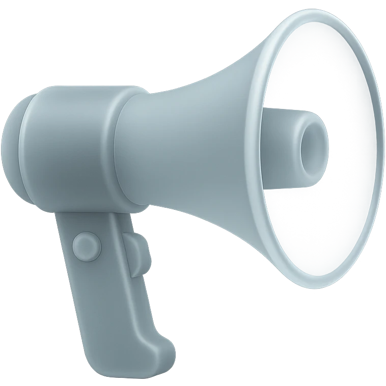 megaphone emoji