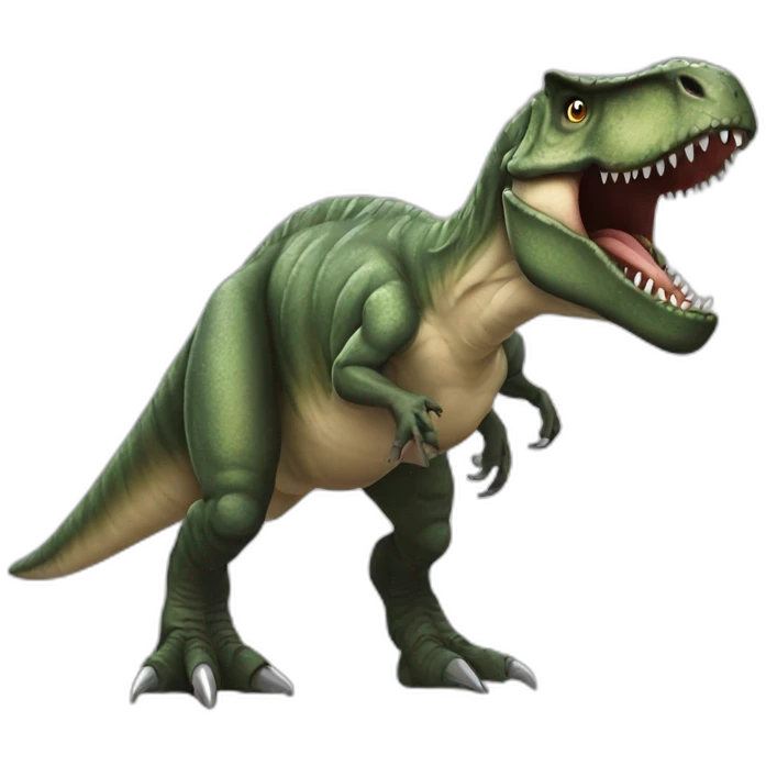 Tyrannosaurus white emoji