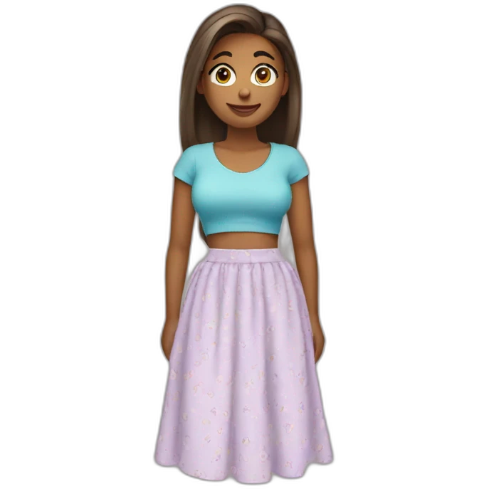 maxi skirt emoji