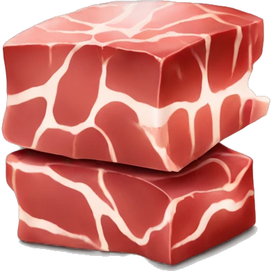 Peice of raw steak smoking emoji