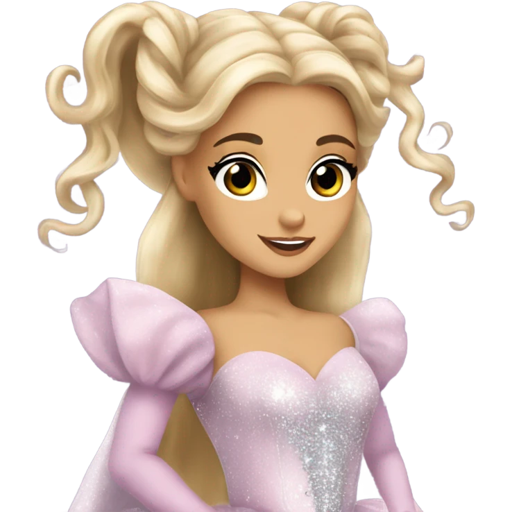 Ariana grande as glinda from wicked emoji