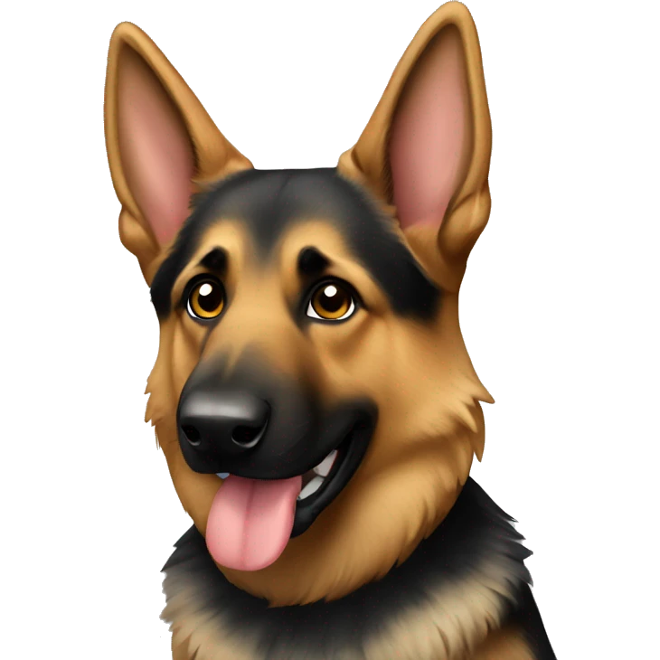 German shepherd  emoji