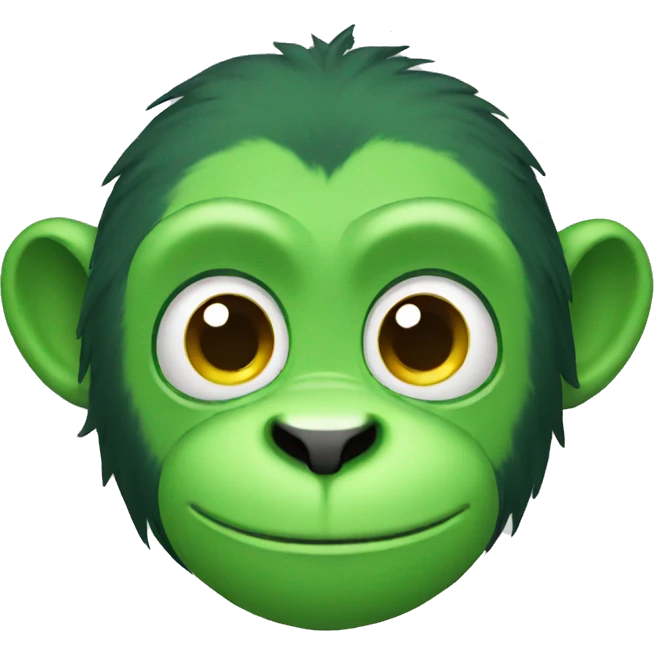 green monkey emoji