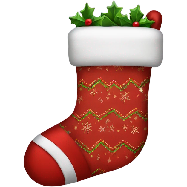 Christmas stocking emoji