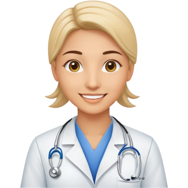happy ukranian medical laboratory worker  emoji