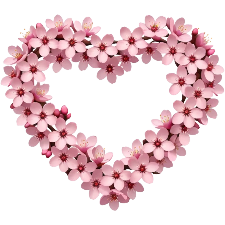 Make a heart with this emoji 🌸 emoji
