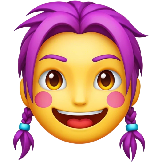 I want a Jinx themed emoji emoji