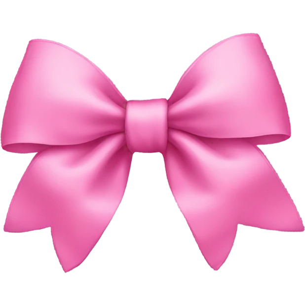 Pink bow emoji