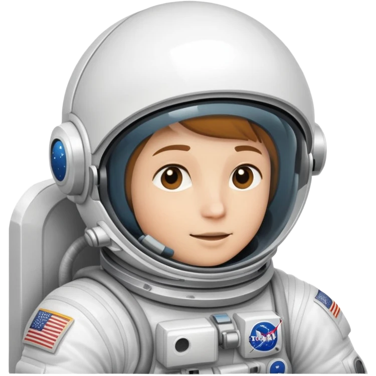 astronaut floating in space emoji