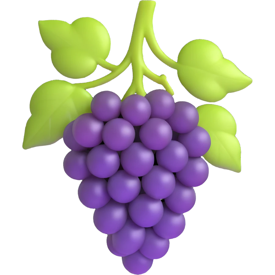 a single grape emoji