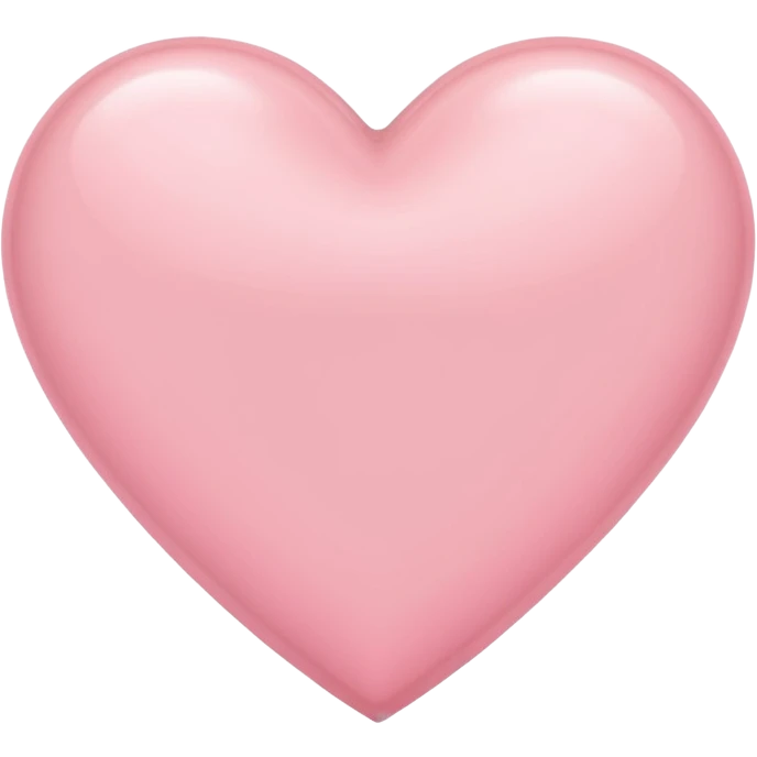 light pink heart emoji