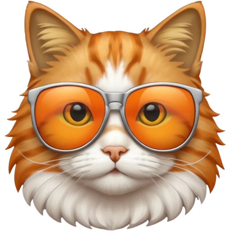 Cat wearing sunglasses emoji