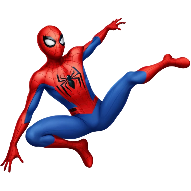 Spider-Man superhero in classic red and blue costume emoji