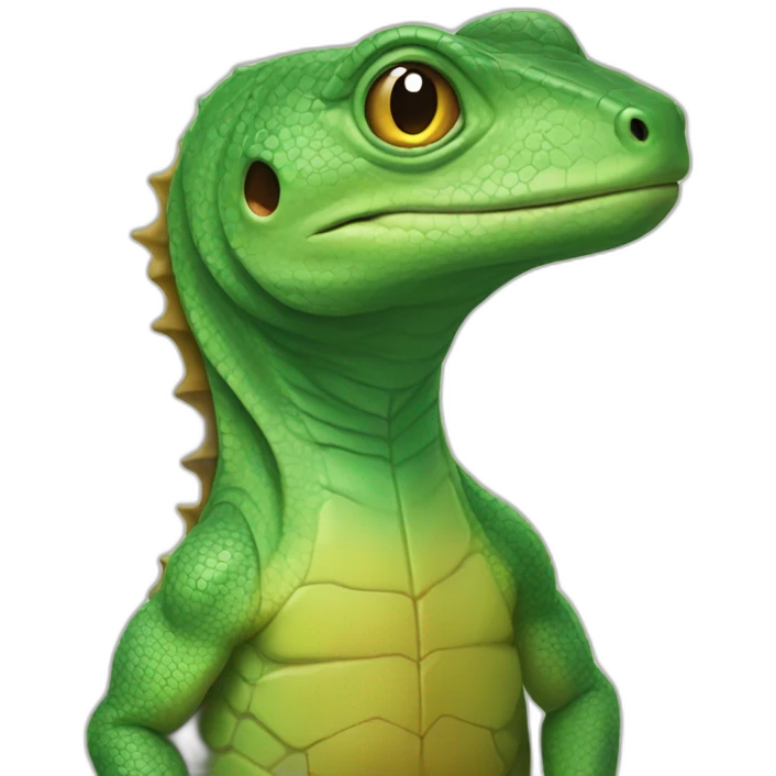 half zuckemberg half lizard emoji
