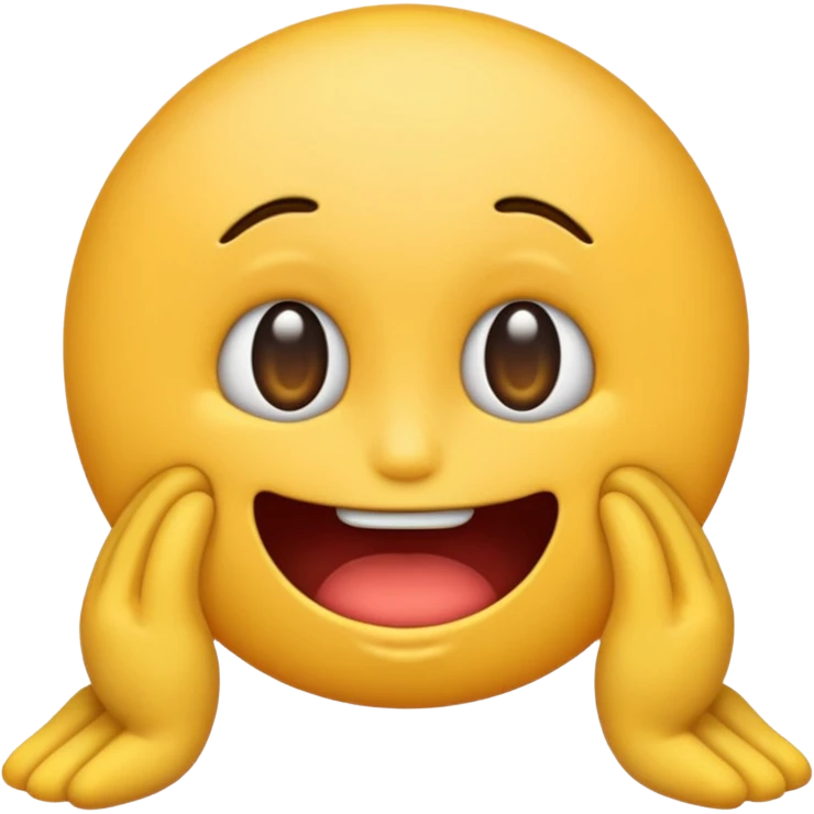 An emoji opening its asshole emoji