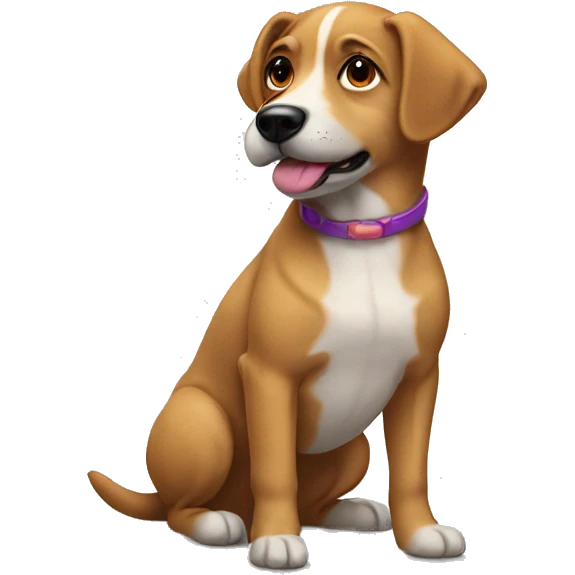gay dog emoji