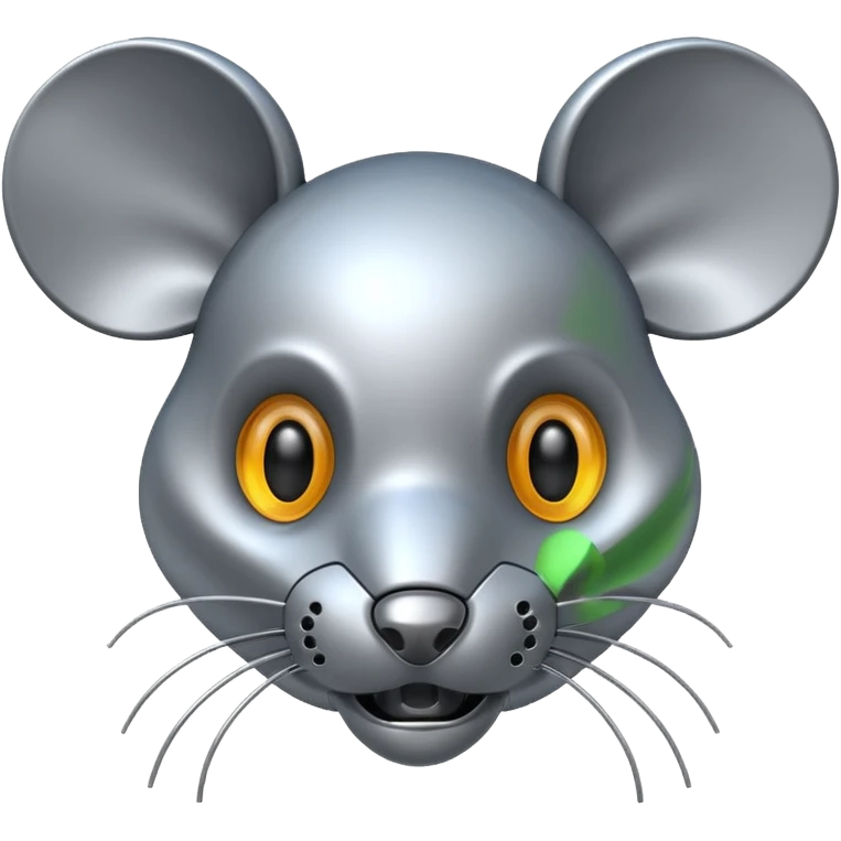 robot mouse head emoji