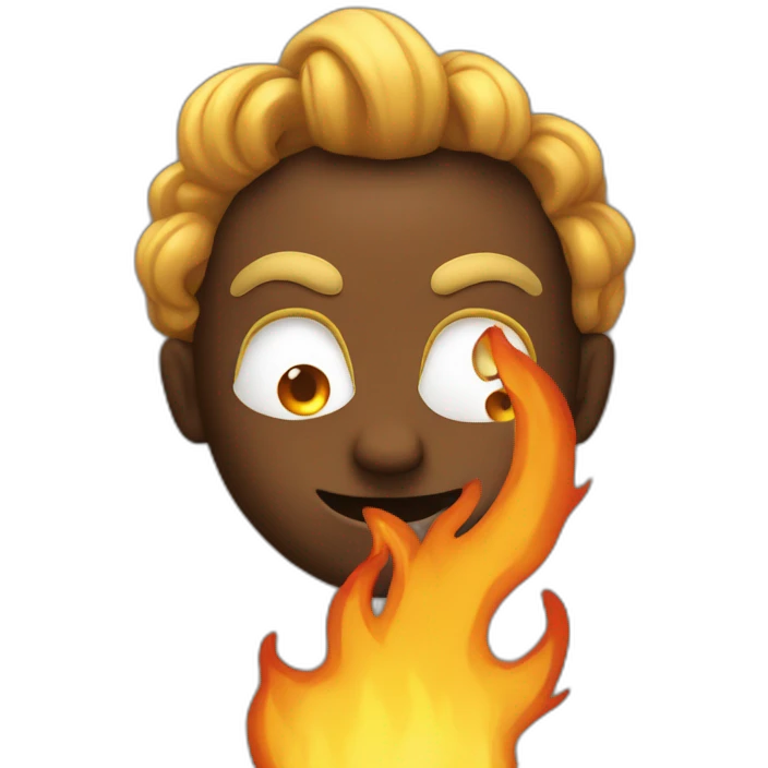 On fire emoji