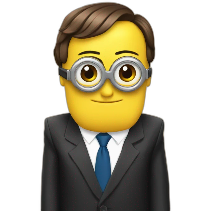 bolsonaro with minion face emoji